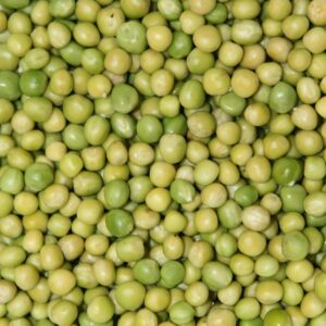 Captivating close-up of a fresh green peas texture, ideal for food backgrounds.